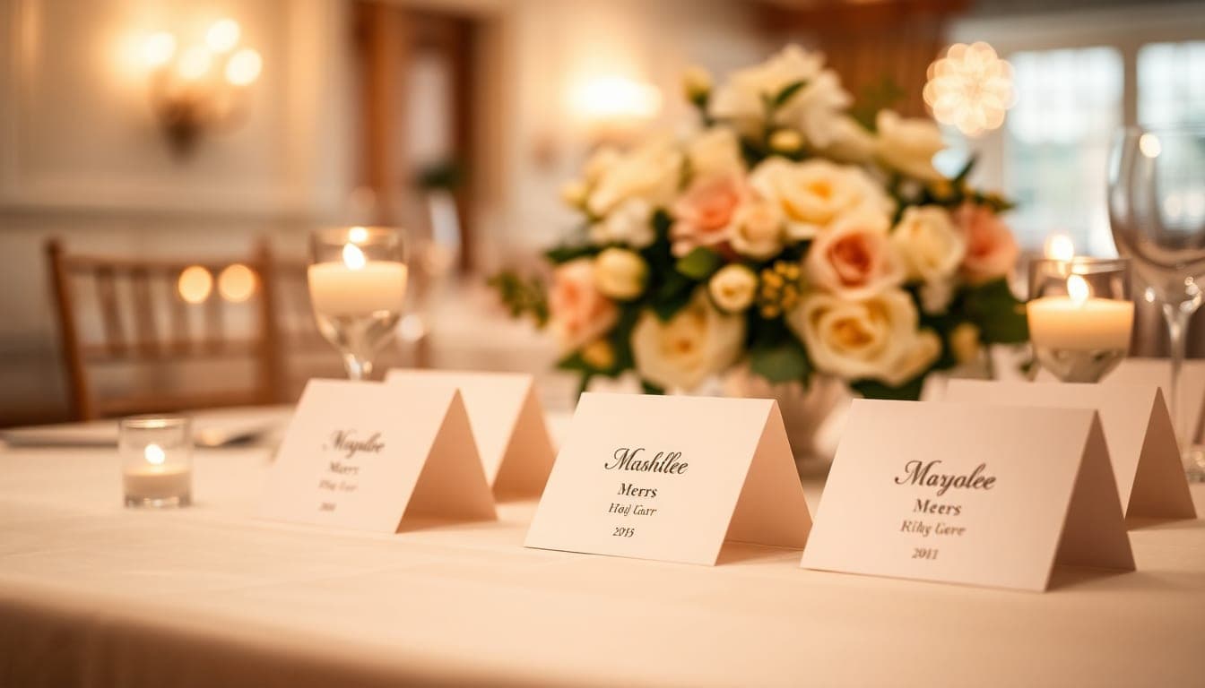 Wedding Place Card Wording, Sizes & Etiquette (with a Free Template)